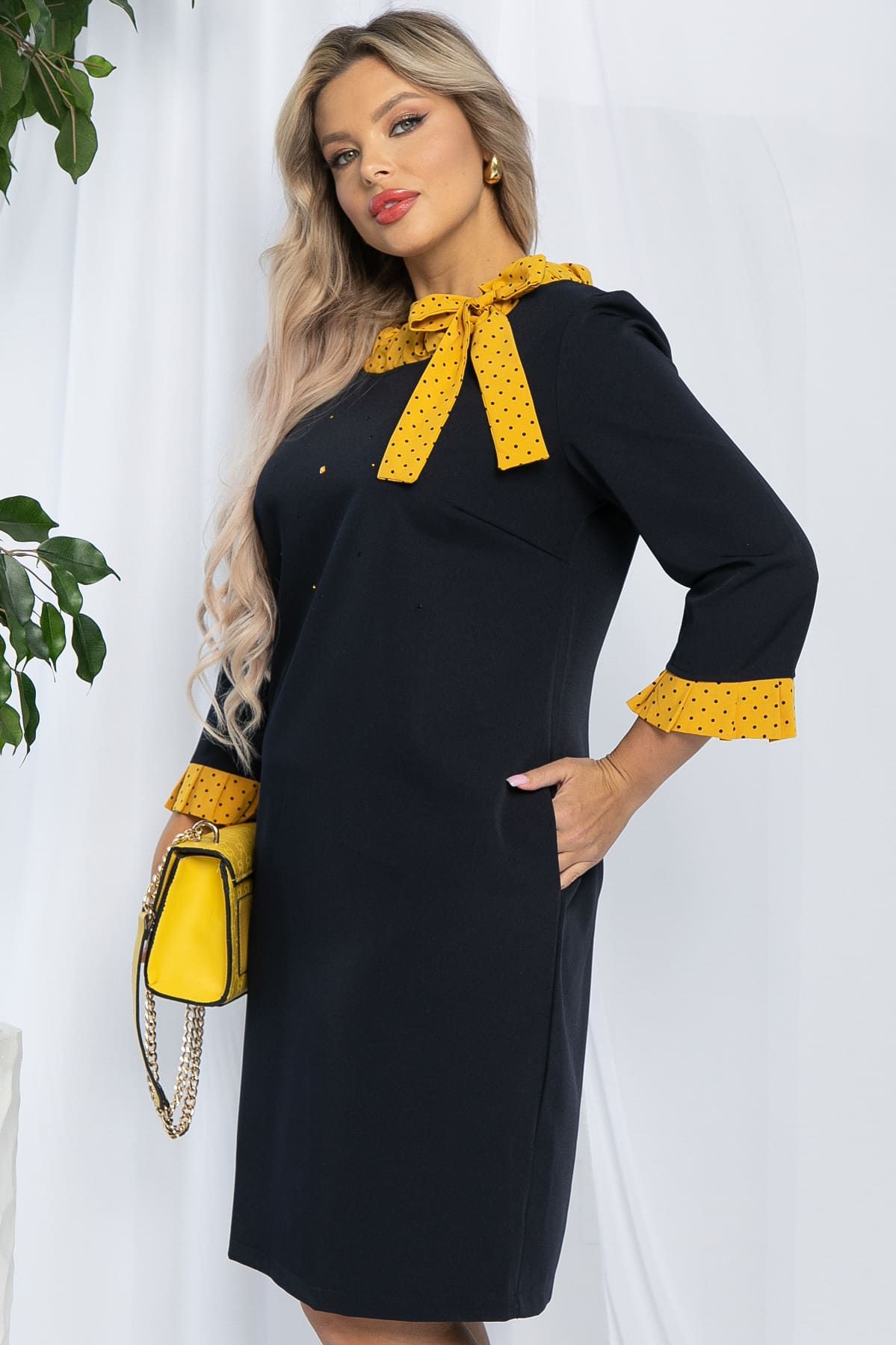 Платье Жемчужина (синее) П13233-24М