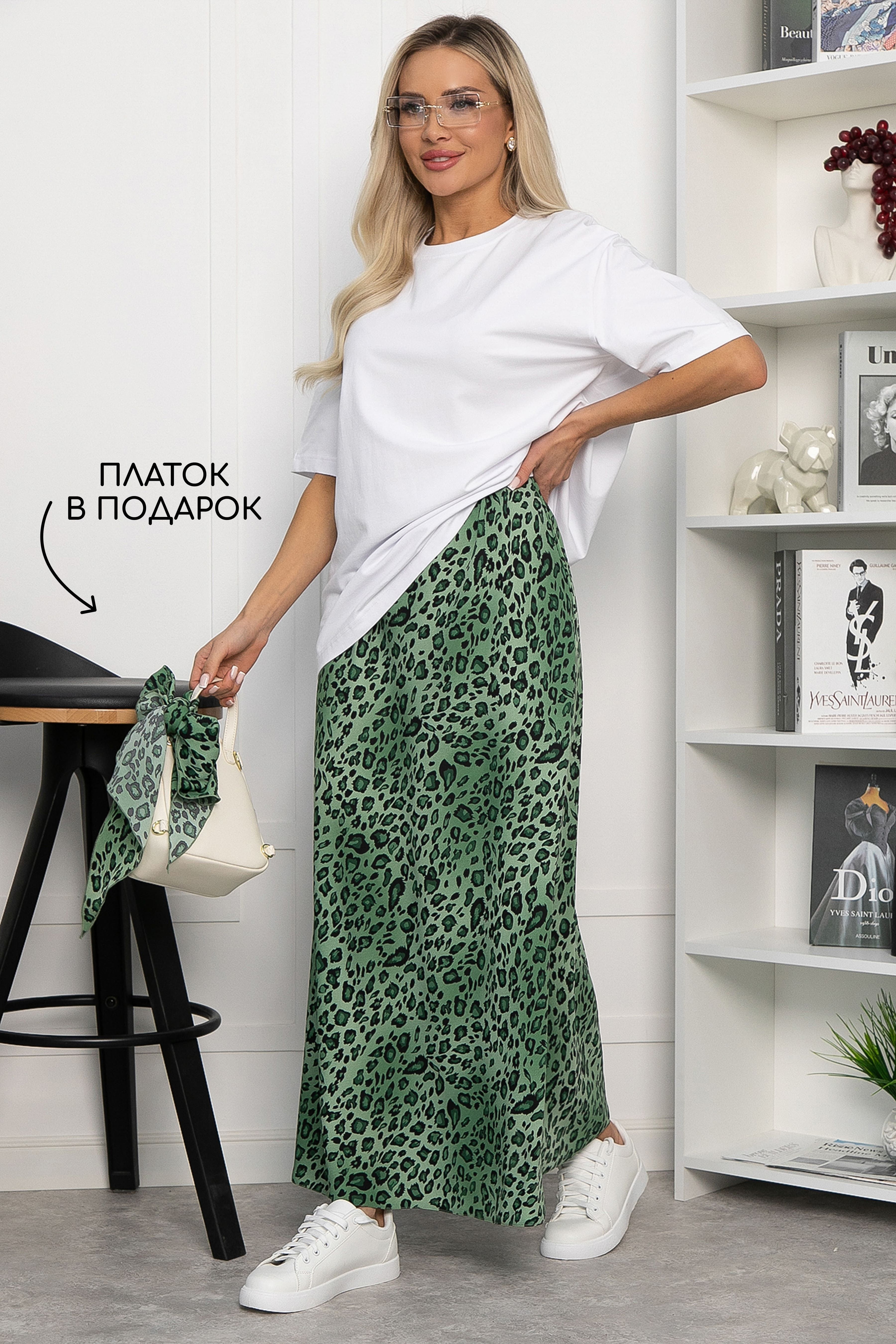 Юбка Лантана (зеленая) Ю13743-6М