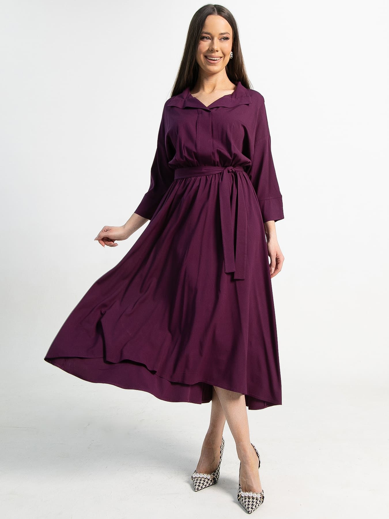 Платье Лорита (марсала) П15097-16М