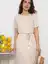 Платье Кейси НЬЮ (молочное) П13631-10М