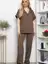 Костюм трикотажный Уютный шарм (коричневый) К14250-5М