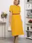 Платье трикотажное Парижанка (желтое) П14334-10М