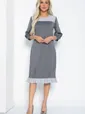 Платье Бостон (серое) П12507-10