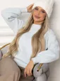 Шапка двухслойная Зимние деньки (молочная) Ш24-4М