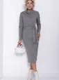Платье Милен (серое) П12161