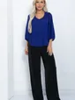 Блуза Флоренция (синяя) Б12273-29
