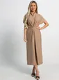 Платье Исландия (коричневое) П15843-30М
