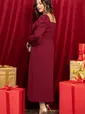 Платье праздничное Ионами (бордовое) П14416-13М