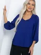 Блуза Флоренция (синяя) Б12273-29