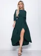 Платье Танго вдвоем (изумрудное) П15139-1М