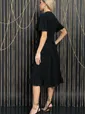 Платье Полина (мерцающий черный) П11779