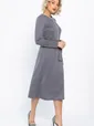 Платье трикотажное Парижанка (серое) П14786-10М