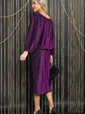 Платье Колетта (пурпурное) П12027