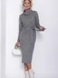 Платье Милен (серое) П12161