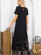 Платье Танита (черное/кружево) П14609-16М
