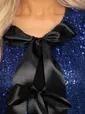 Костюм праздничный Роскошный вечер (черно-синий) К14460-39М