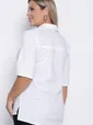 Рубашка Снежная роза (белая) Б10960