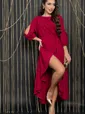 Платье Танго вдвоем (бордовое) П11824
