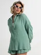 Костюм хлопковый Илария (оливковый) К15343-1М