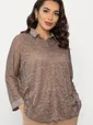 Рубашка кружевная Маринара (шоколад) Б14368-10М
