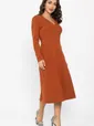 Платье трикотажное Парижанка (терракот) П14335-10М