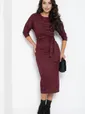 Платье Эврика (бордовое) П12344-10