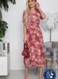 Платье Ирени (красное) П10298