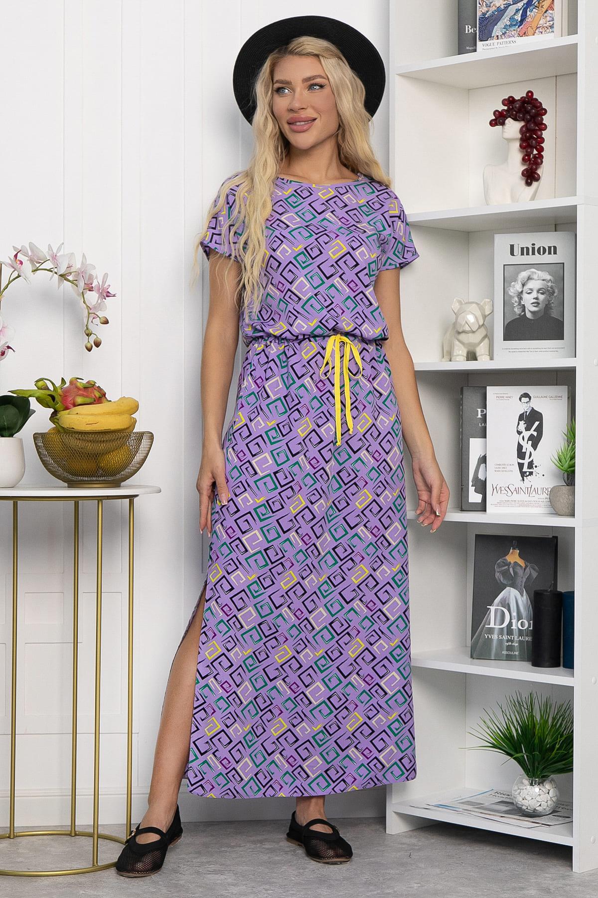 Платье Мэри (фиолетовое) П13880-12М