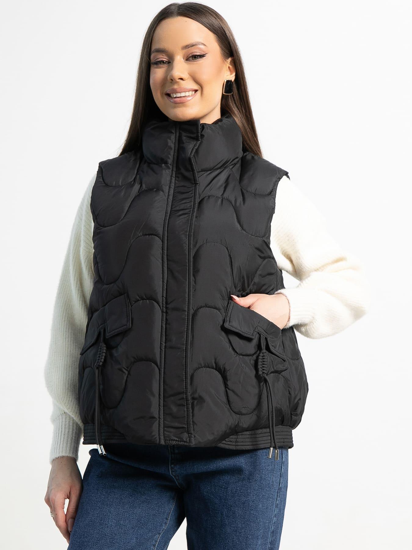 Жилет утепленный Фрия (черный) Б15290-4М