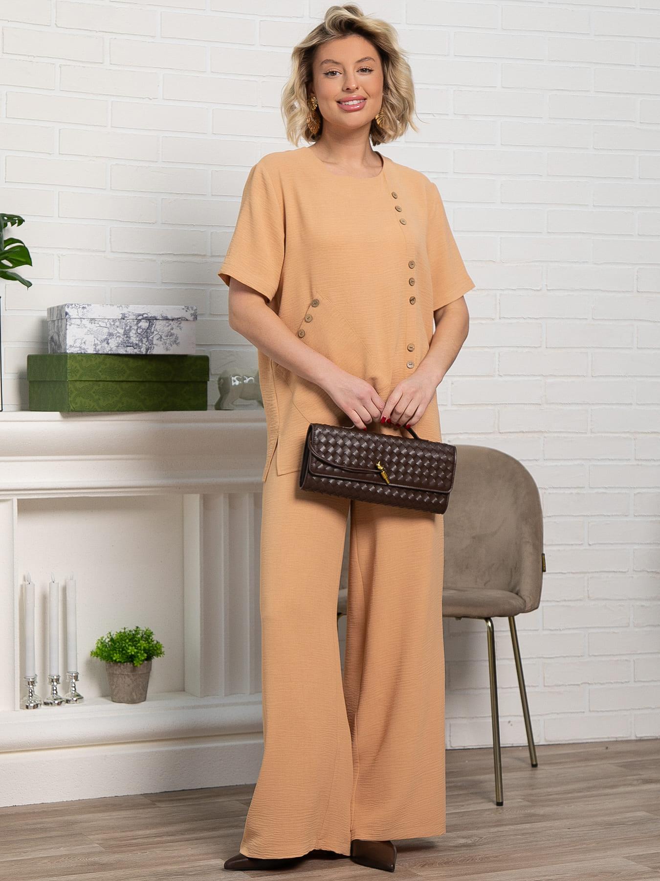 Костюм Вайлет (оранжево-бежевый) К15386-8М