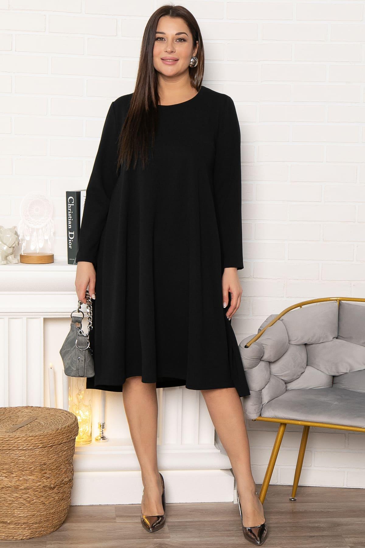 Платье Точка стиля (черное) П15013-16М