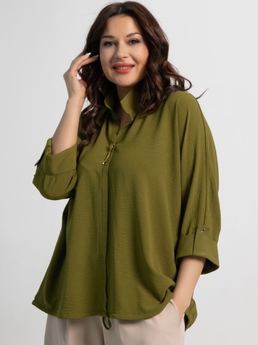 Блуза Серенада (оливковый)
