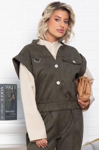 Жилет Лора (зеленый)