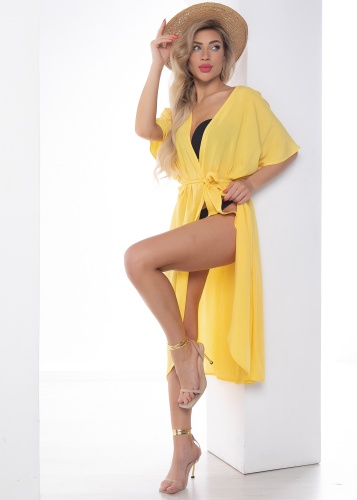 Парео Пляжный сезон (желтое)