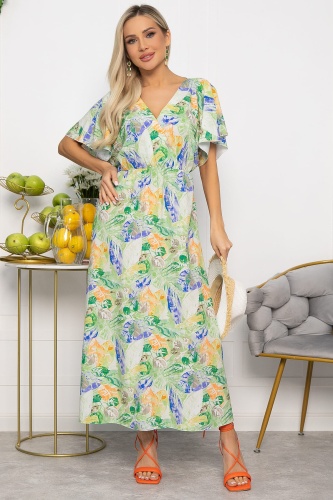 Платье Летнее настроение (зеленое)