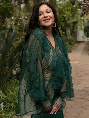 Блуза Диантус (зеленая)