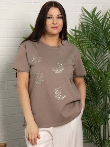 Блуза Полет мотылька (капучино)