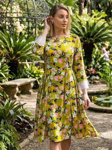 Платье Яна (зеленое)