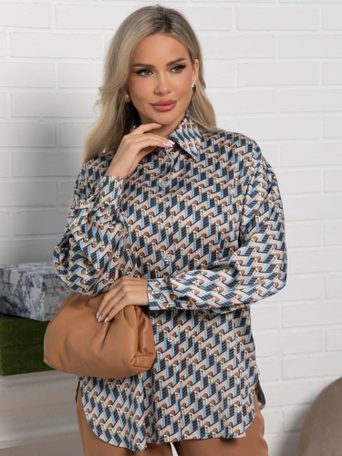 Блуза На пульсе моды (мультиколор)