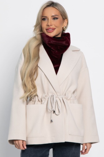 Пальто-пиджак (бежевый)