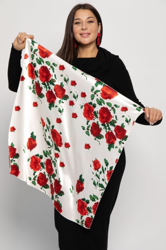 Косынка с завязками (цветы)