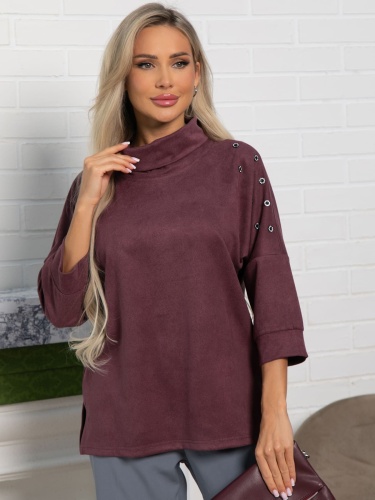 Джемпер Темп города (ягодный)