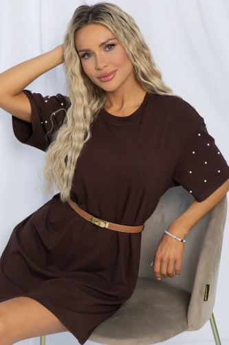 Платье Жемчужина коллекции (шоколад)
