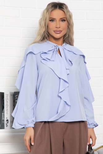 Блуза Дыхание весны (голубая)