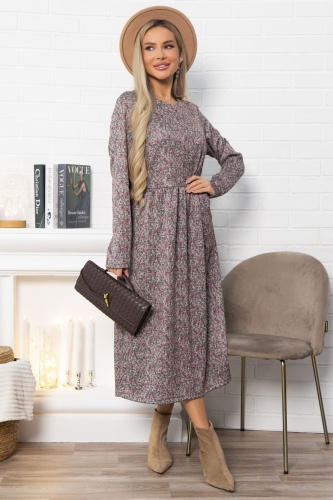 Платье Андреа (коричневое)