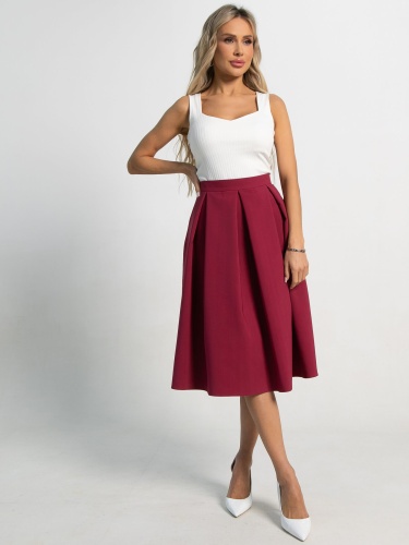 Юбка Санрайз (бордовая)