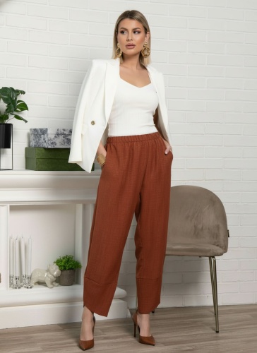 Брюки бохо (корица)