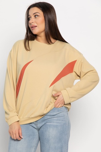 Свитшот Ритм города (бежевый)