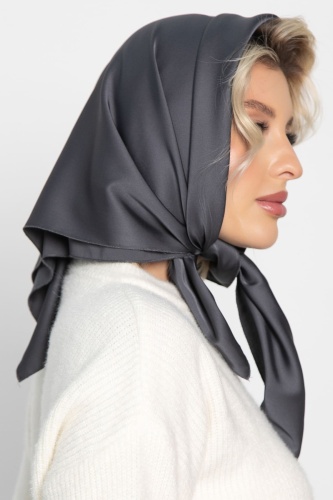 Косынка с завязками (графит)