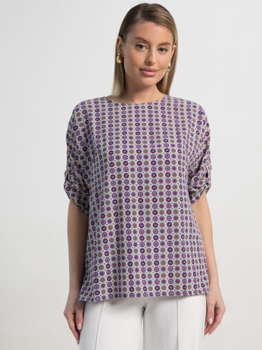 Блуза Альбера (сиреневая)